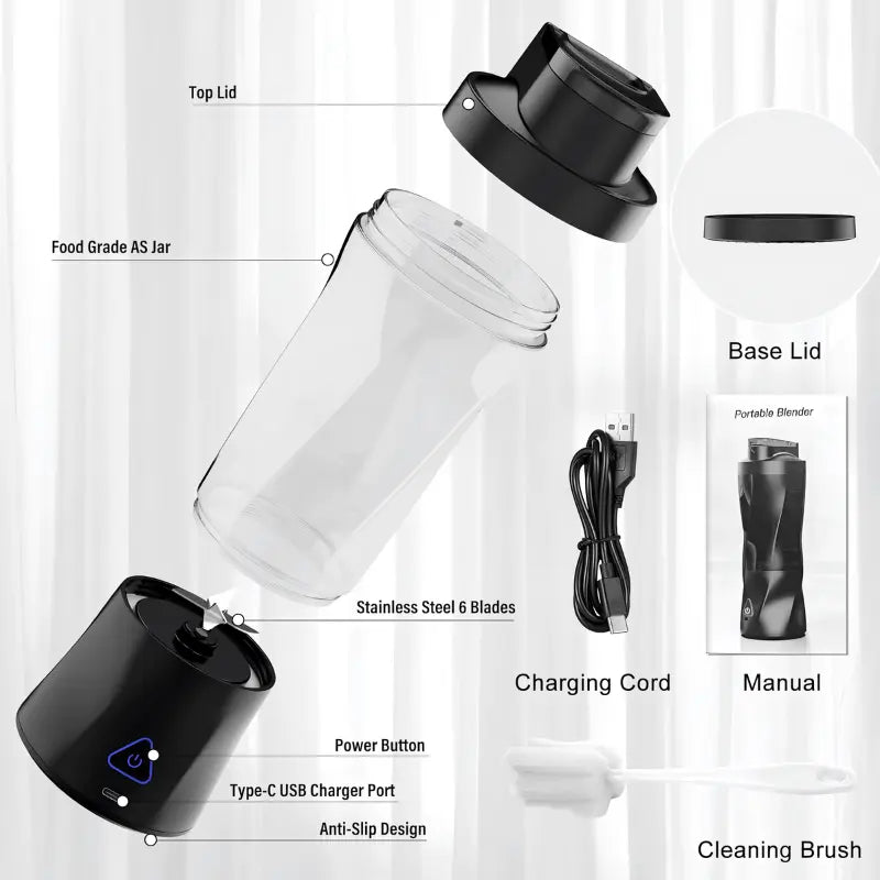 Zyntriva™ Portable Blender — Powerful 22,000 RPM